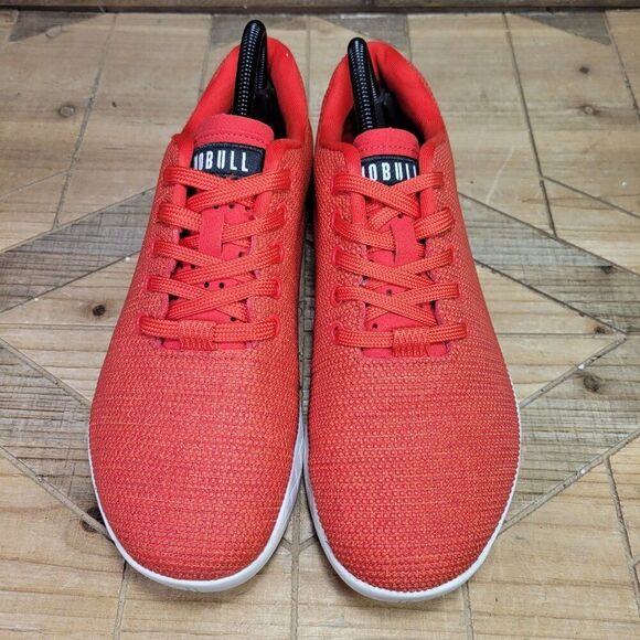 Nobull Outwork Men's 7.5 Super Fabric Trainer Red White Athletic Shoe Sneaker - Picture 3 of 12